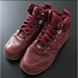 Nike Lunar Force 1 AF1 Sneakerboot Shoe Team Red Gum 706803-600‎ Size 7Y